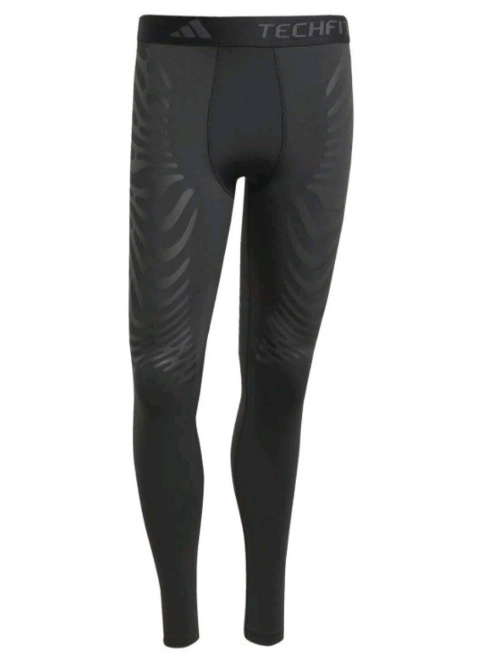 Adidas Techfit Control Rheon Full Compression Black Tight Leggings Large $120